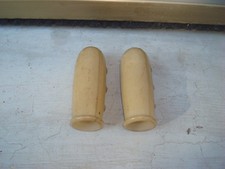 Manopole manubrio in bachelite chiara, biciclette epoca