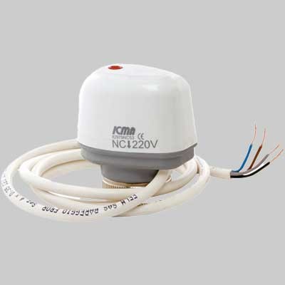 Comando elettrotermico con - elettrotermico,