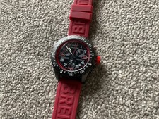 orologio cronografo rosso