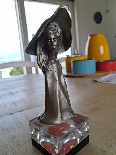 Vintage peltro cesellato made - cesellato,