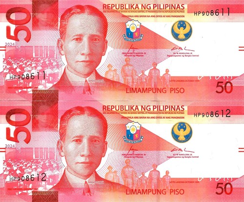 Philippines pesos 2024 - 50,