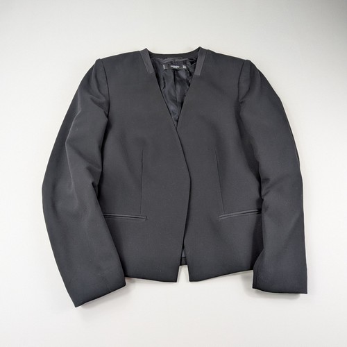 Mango black blazer - mango, women