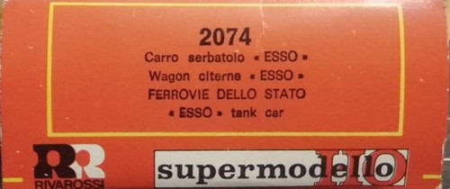 Rivarossi 2074 carro cisterna - carro,