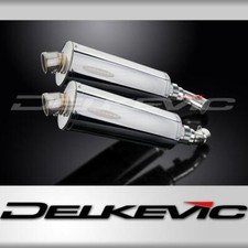 KIT SCARICO SILENZIATORE BSAU OVALE INOX 350mm DUCATI MONSTER 796 2011-2014