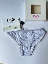 Dolce & Gabbana intimo junior bambina con logo nuovo con scatola taglia 5