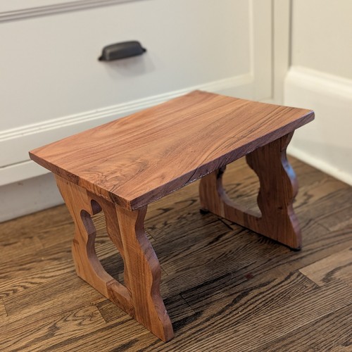 Sgabello legno noce - legno, di