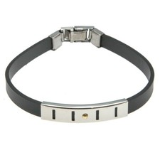 Bracciale caucciù gomma uomo