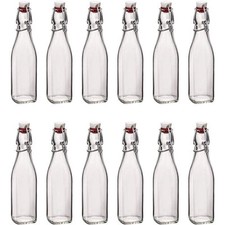 SET 12  BOTTIGLIE IN VETRO