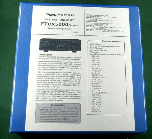 Yaesu ftdx5000 manuale - yaesu,