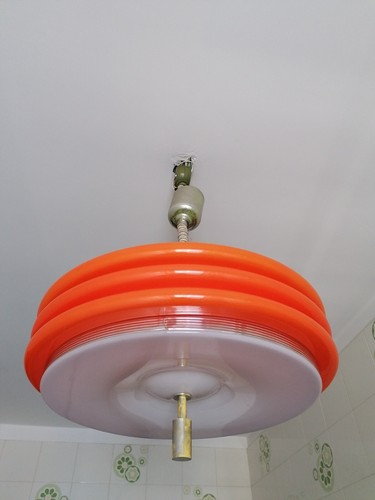 Lampadario plexiglas vintage - plexiglas,