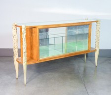⚜️ CREDENZA VETRINA DESIGN LA PERMANENTE MOBILI CANTÙ LEGNO RADICA EPOCA 1940S