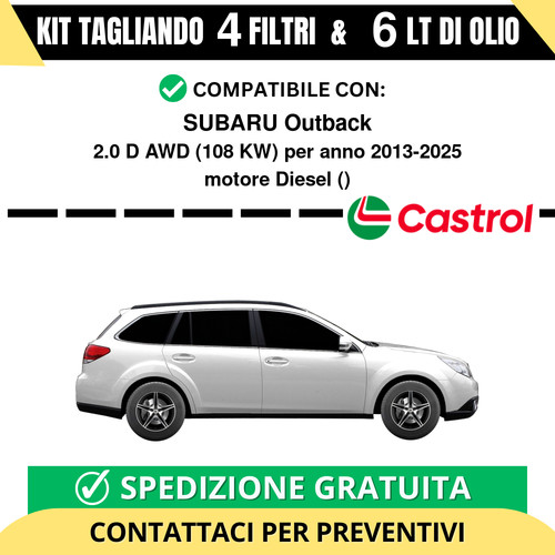 Tagliando per subaru outback - tagliando,