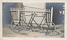 Bicicletta tandem iniziale - bicicletta, a