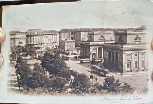 Milano cartolina del piazzale - cartolina,