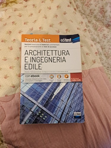 Libro per test ammissione - libro,