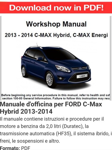 Manuale officina per ford - manuale,