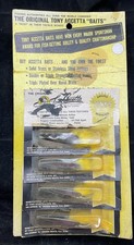 4 Of The Original Tony Accetta Baits Fishing Lures Stk#126 @191