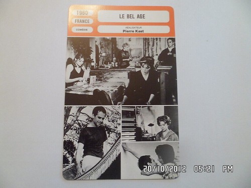 Carte fiche cinema 1960 bel - le,