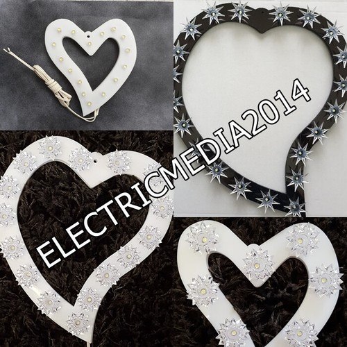 Cuore luce led plexiglass - a,