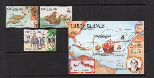 Isole caicos mnh 1984 - caicos, sg58-60