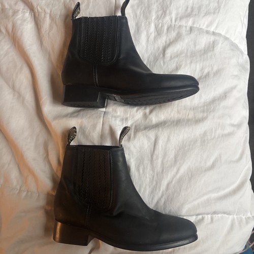 Botines negros centenario - negros,