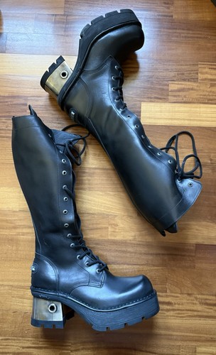 New rock boots donna tacco - new,