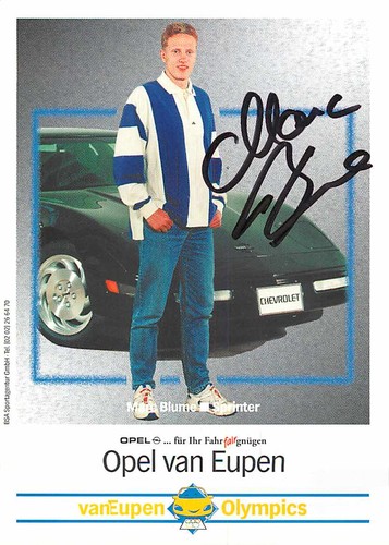 Biglietto autografo opel van - autografo,