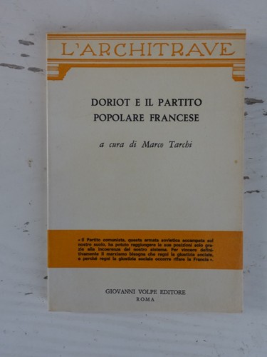 Doriot partito popolare - e, il
