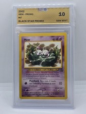Pokemon UGC 10 2002 Mew Black