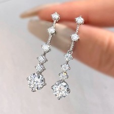 Orecchini 3Ct D VVS1 tondi