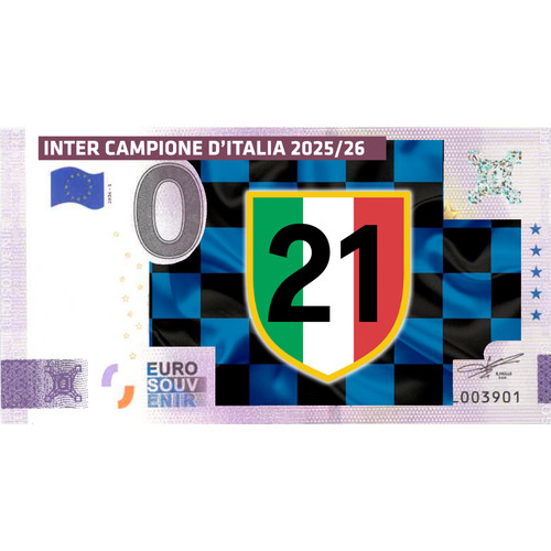 Zero euro souvenir - zero,