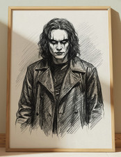 IL CORVO FILM DISEGNO STAMPA