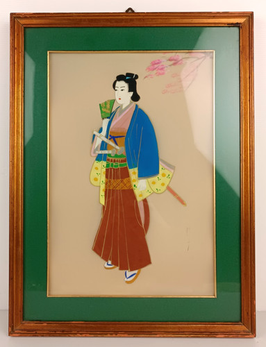 Quadro tessuto samurai - in,