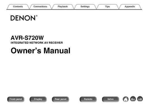 Denon avr s720w - avr-s720w, ricevitore