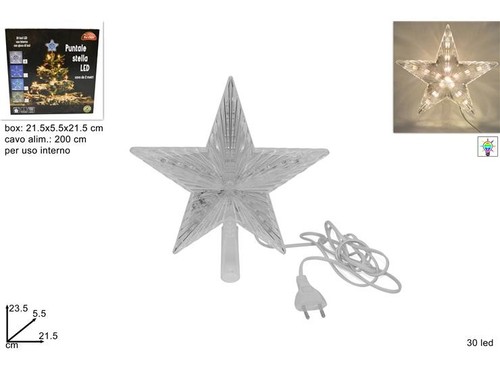 Puntale albero natale - albero, di