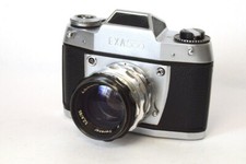 Fotocamera analogica EXA 500 + teleobiettivo Schacht ULM Travenar R 85mm f2.8