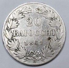Monnaie Argent, 20 Baiocchi