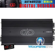 DD AUDIO M8000 MONOBLOCCO 10.500W SUBWOOFER ALTOPARLANTI BASSI AMPLIFICATORE 1 OHM NUOVO
