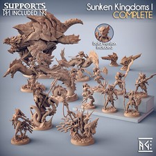 Artisan Guild Miniature D&D/wargames Sunken Kingdoms in resina 3d print