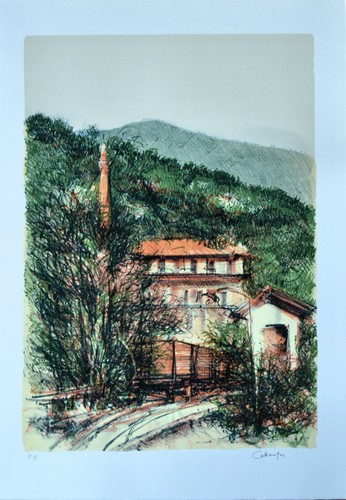 Giancarlo cazzaniga litografia - giancarlo,