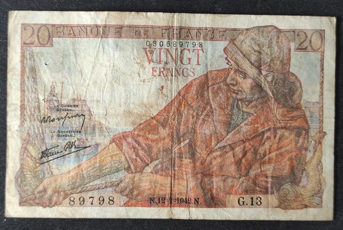 Francia banconota 20 - banconota,