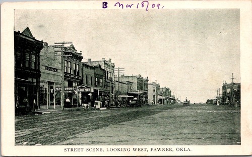 Cartolina pawnee oklahoma - cartolina,