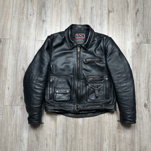 Giacca moto biker - , pelle