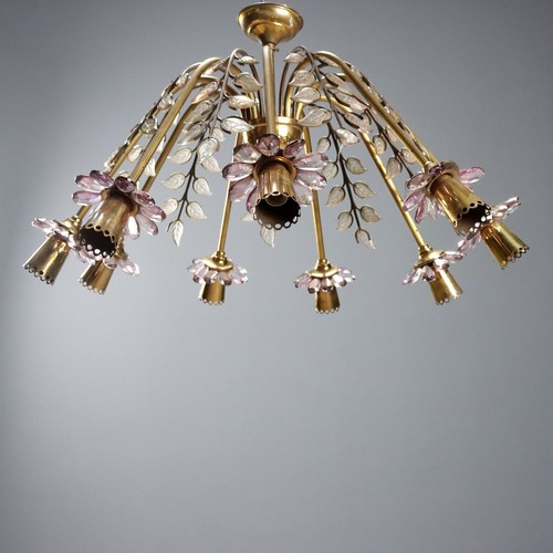 Lampadario vintage ottone - vintage,