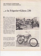 advertising Pubblicità MOTO GILERA FRIGERIO 230 70 MOTOITALIANE REGOLARITA EPOCA