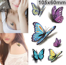 Tatuaggio temporaneo farfalle pelle / temporary tattoo butterflies skin