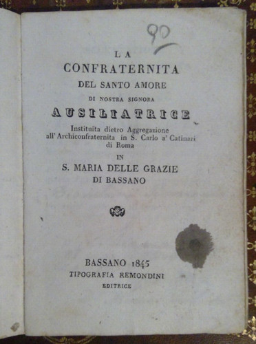 Confraternita santo amore - confraternita,