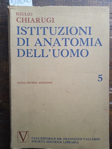 Istituzioni anatomia dell - di, dell'