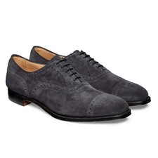 Scarpe Oxford stringate a coda