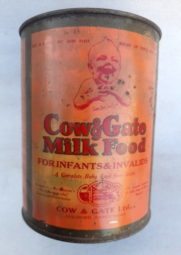 Vintage raro cibo latte - , mucche